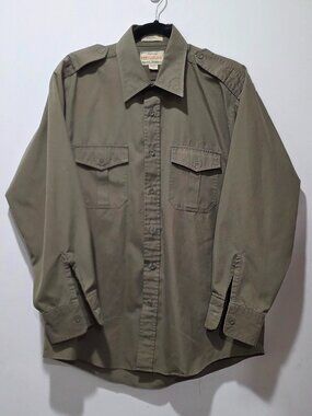Mountain Tek Utility Button Up Shirt Men's L